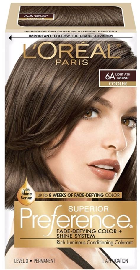 light ash brown loreal hair color|light ash brown demi permanent.